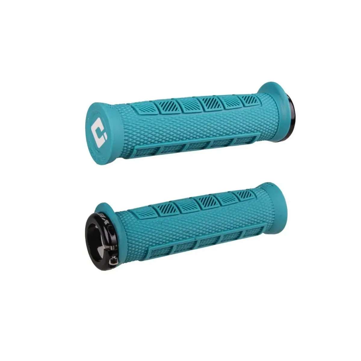 Odi Elite Pro Lock-On Grips Turquoise/Black Clamps