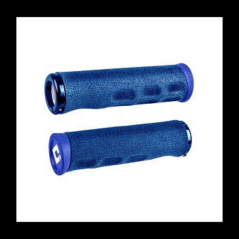 Odi F-1 Series V2.1 Dread Lock Grips Blue/Blue Clamps