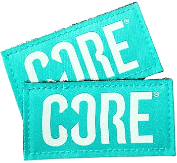 Core Velcro Knäskydd Tags 2-Pack -  Färg: Turkos