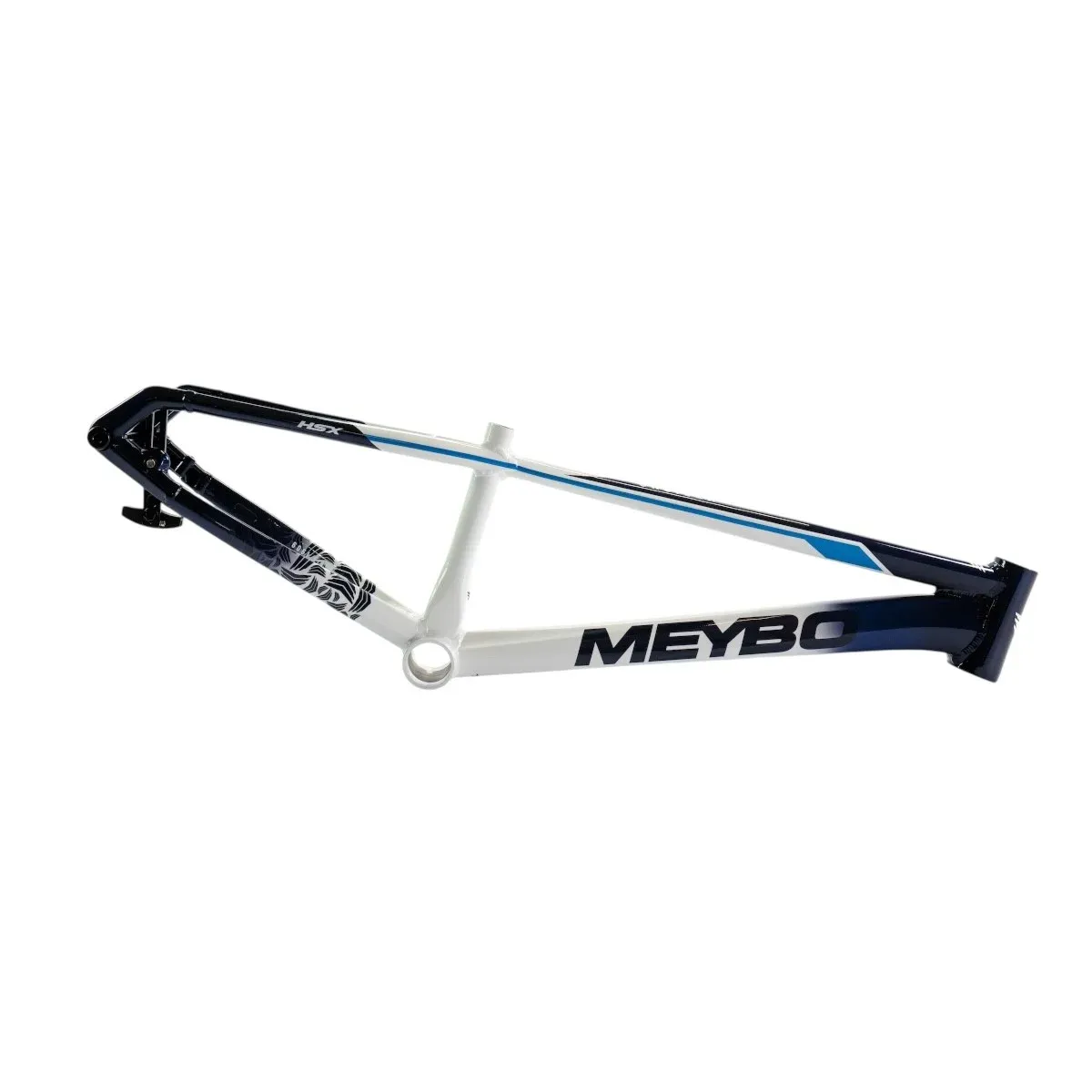 Meybo 2025 HSX Alloy Bmx Race Frame White/Navy/Blue - Expert