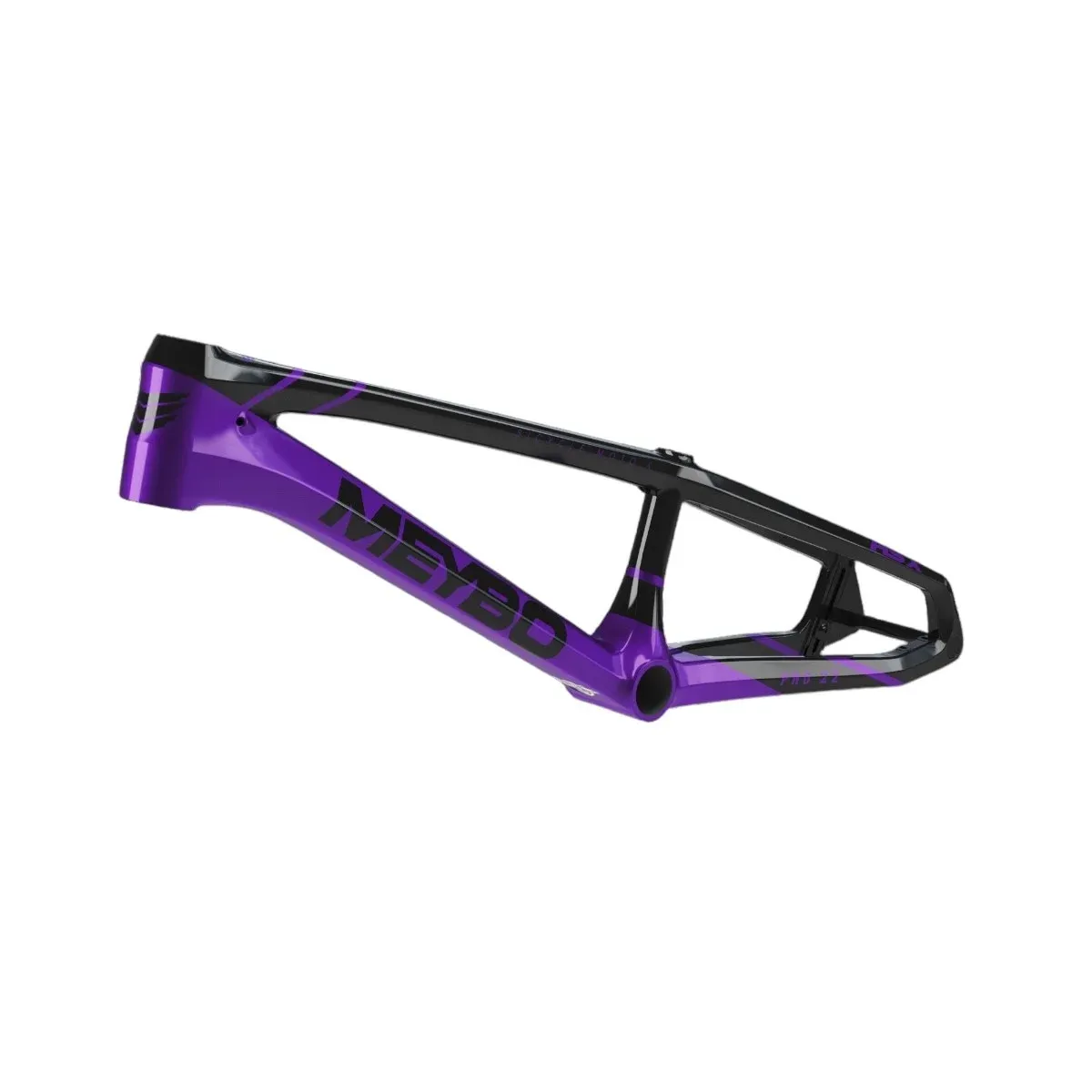 Meybo 2025 HSX Carbon Bmx Race Frame Black/Purple - Pro 21,5
