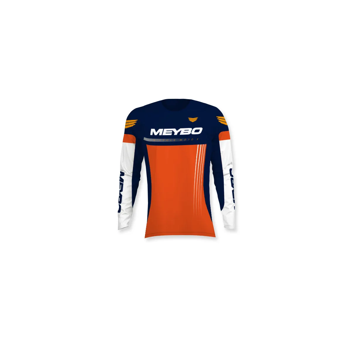 Meybo Race Jersey Prime SlimFit Blue/Orange - Adult Small