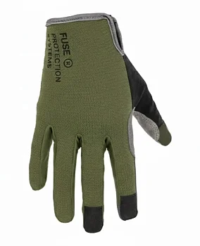 Fuse Stealth Slim BMX Handskar -  Färg: Olive - Storlek: L