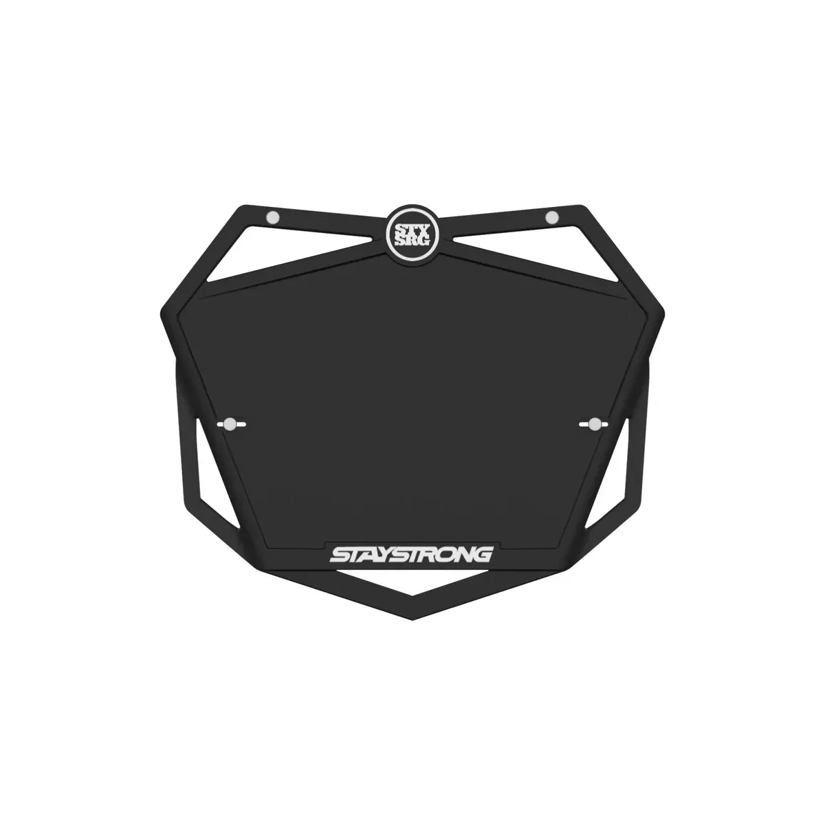 Stay Strong Plate Black Pro