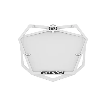 Stay Strong Plate White Pro