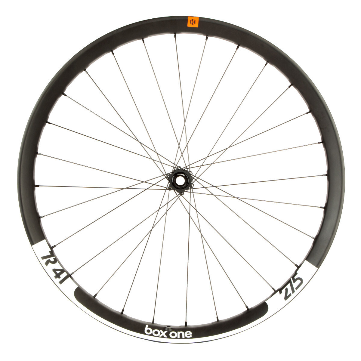 Box One TR41 Carbon 27.5 Rear Wheel WHITE - Blue N' Yellow Action Sports AB