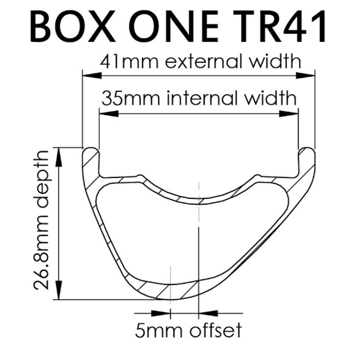 Box One TR41 Carbon 27.5 Rear Wheel WHITE - 3