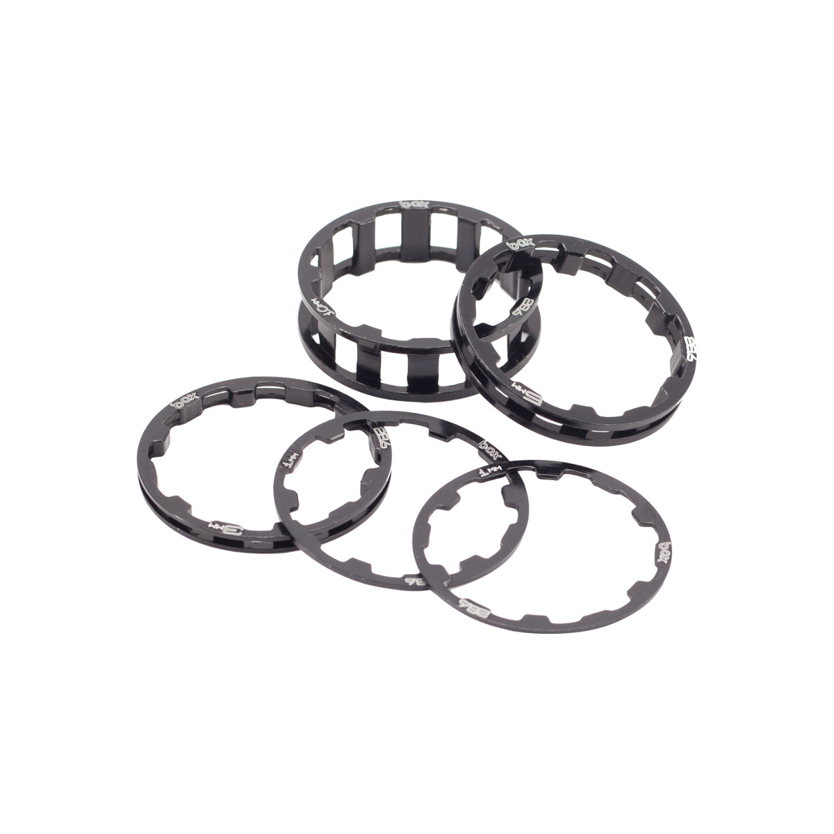 BOX ONE STEM SPACERS 1 INCH BLACK