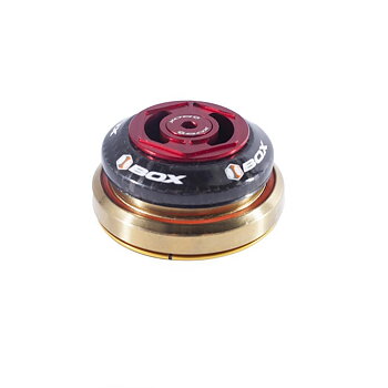 BOX ONE CARBON 45X45 1.5-INCH INTEGRATED HEADSET RED