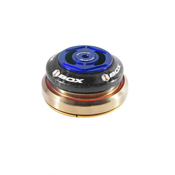 BOX ONE CARBON 45X45 1.5-INCH INTEGRATED HEADSET BLUE