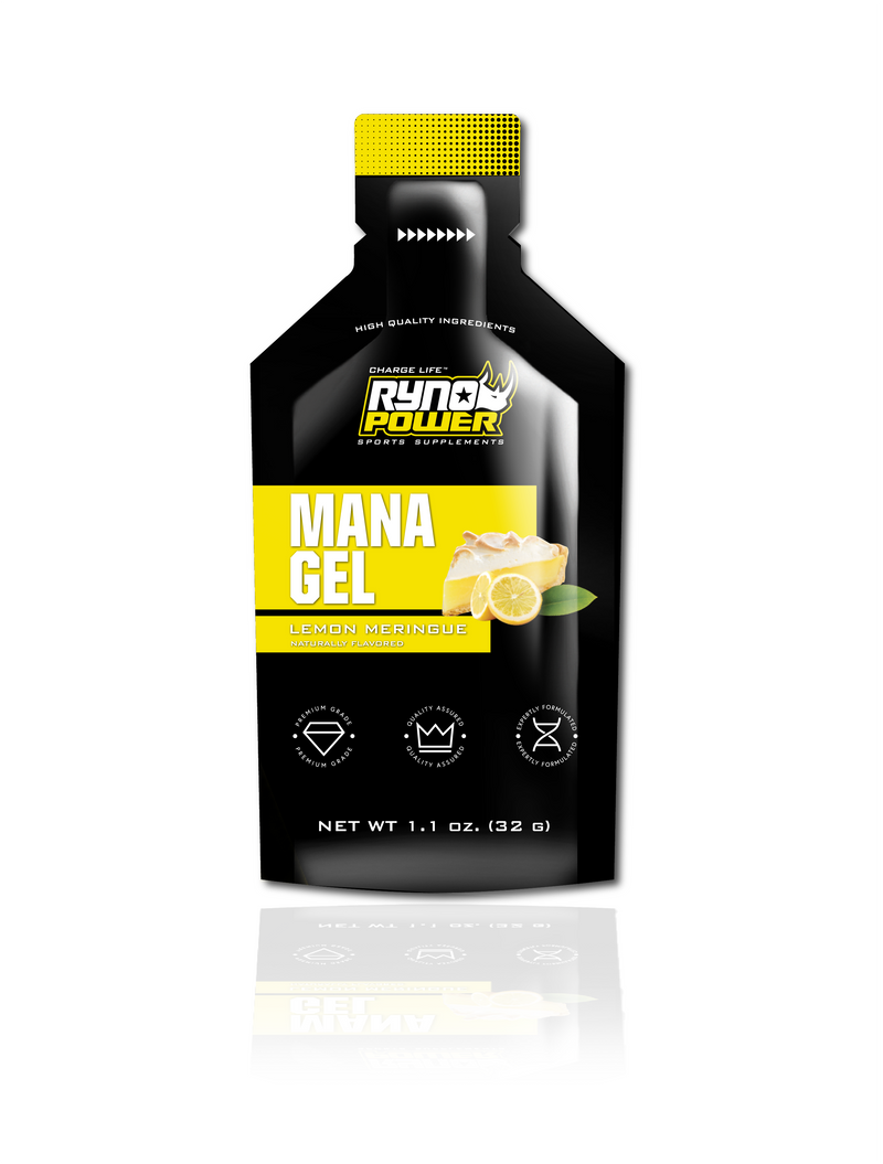 Ryno Power, Mana Performance Gel Lemon Meringue, 12pack