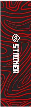 Striker Topo Swirl Kickbike Griptape -  Färg: Röd