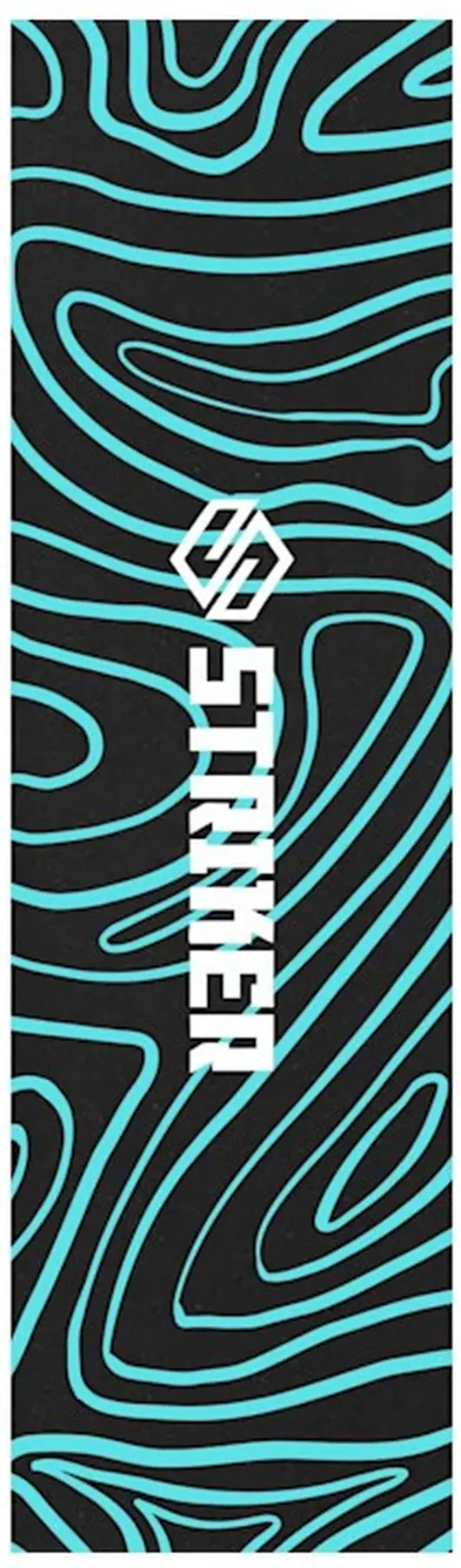 Striker Topo Swirl Kickbike Griptape -  Färg: Turkos