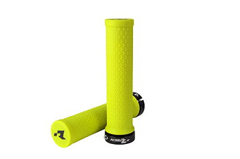Rtech, Bike Lock-On Grips, NEON GUL