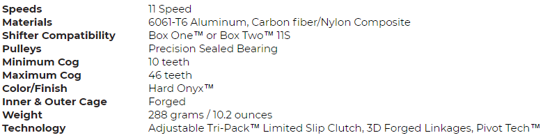 BOX ONE 11 SPEED REAR DERAILLEUR - 4
