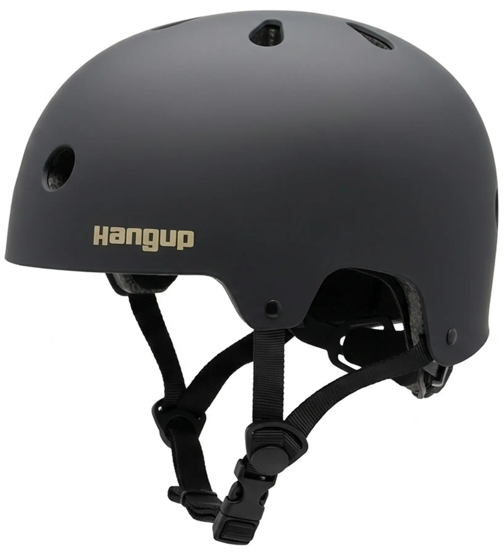 HangUp Justerbar Skate Hjälm -  Färg: Black - Storlek: 56-60