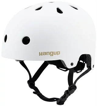 HangUp Justerbar Skate Hjälm -  Färg: White - Storlek: 48-52