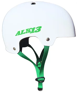 Alk13 Krypton Hjälm -  Färg: Vit/Grön - Storlek: L-XL