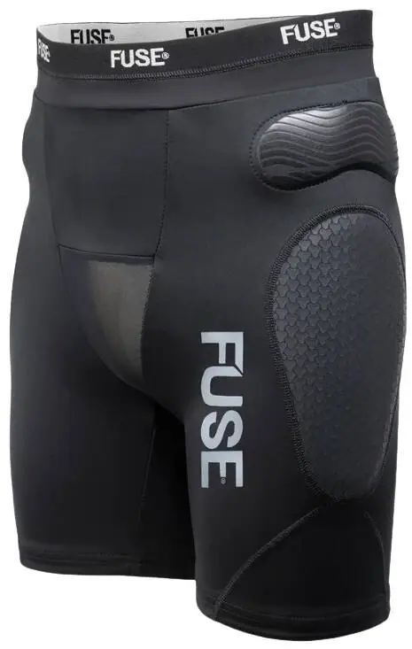 Fuse Omega Impact Padded Shorts -  Färg: Svart - Storlek: M - 2