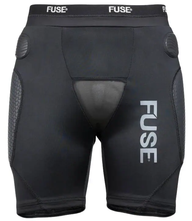 Fuse Omega Impact Padded Shorts -  Färg: Svart - Storlek: XL