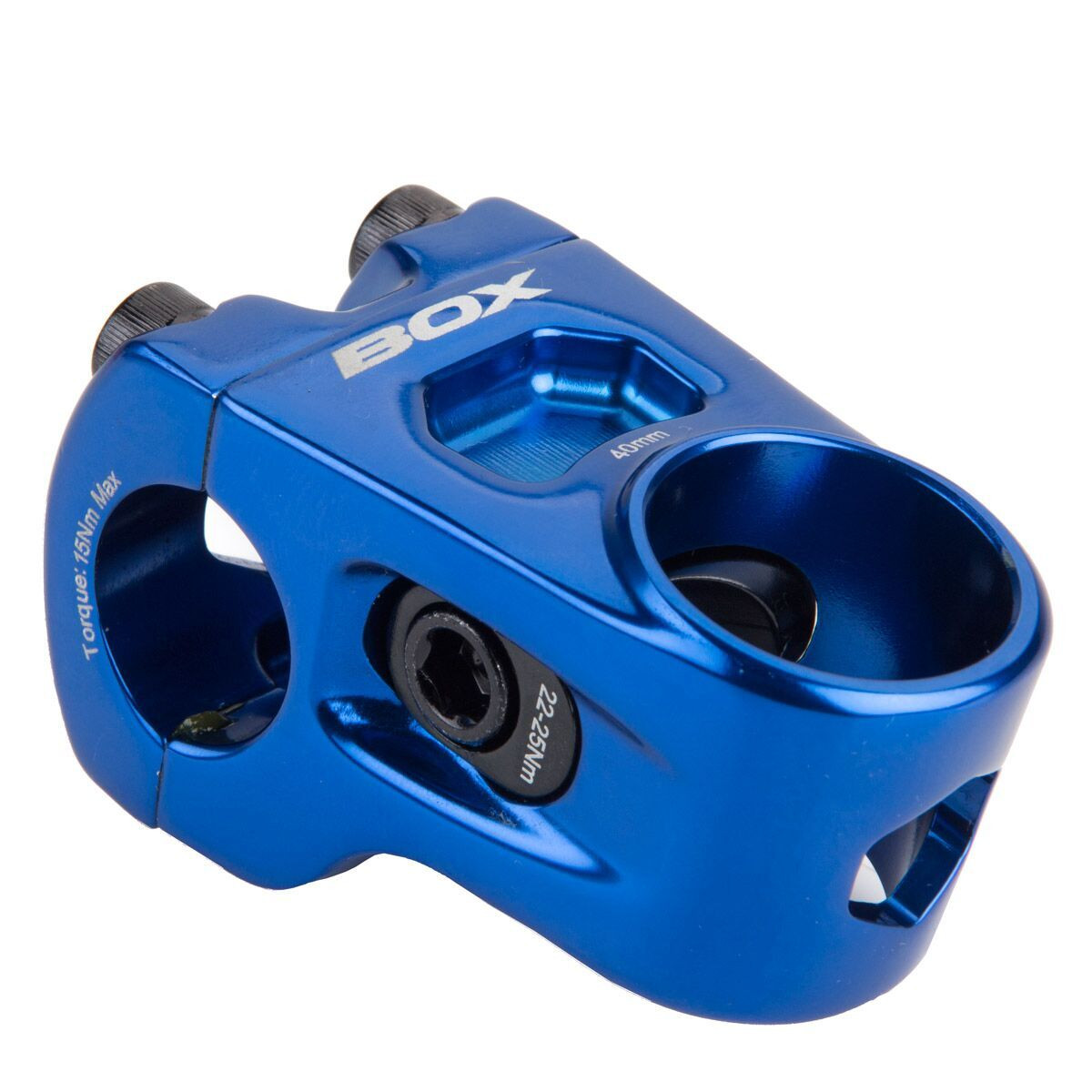 BOX TWO CENTER CLAMP 1 INCH STEM 40MM BLUE - 4