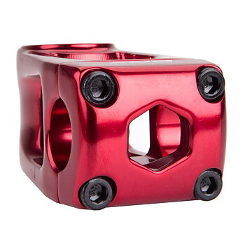 BOX TWO CENTER CLAMP STEM RED 48MM