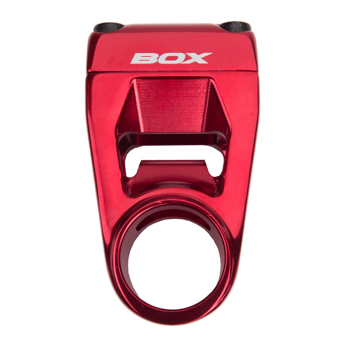 BOX TWO CENTER CLAMP STEM RED 48MM - 2