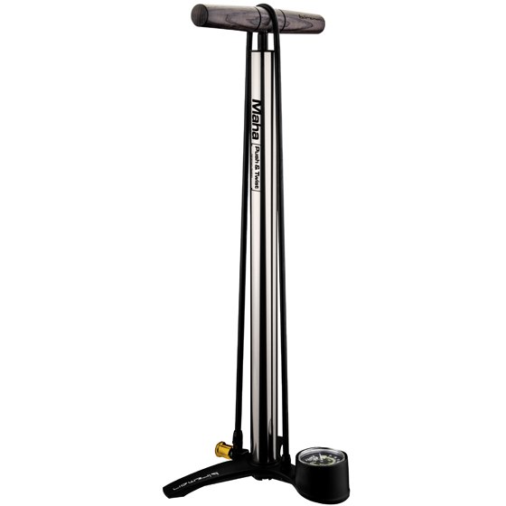 Birzman Maha - Push & Twist Fatty Floor Pump - grey