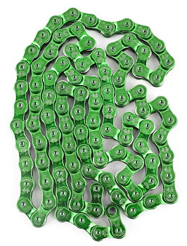 MISSION HALF-LINK BMX CHAIN GREEN