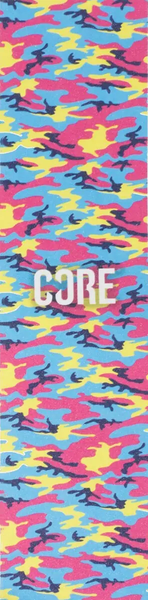 CORE Neon Camo Griptape Sparkcykel -  Färg: Rosa