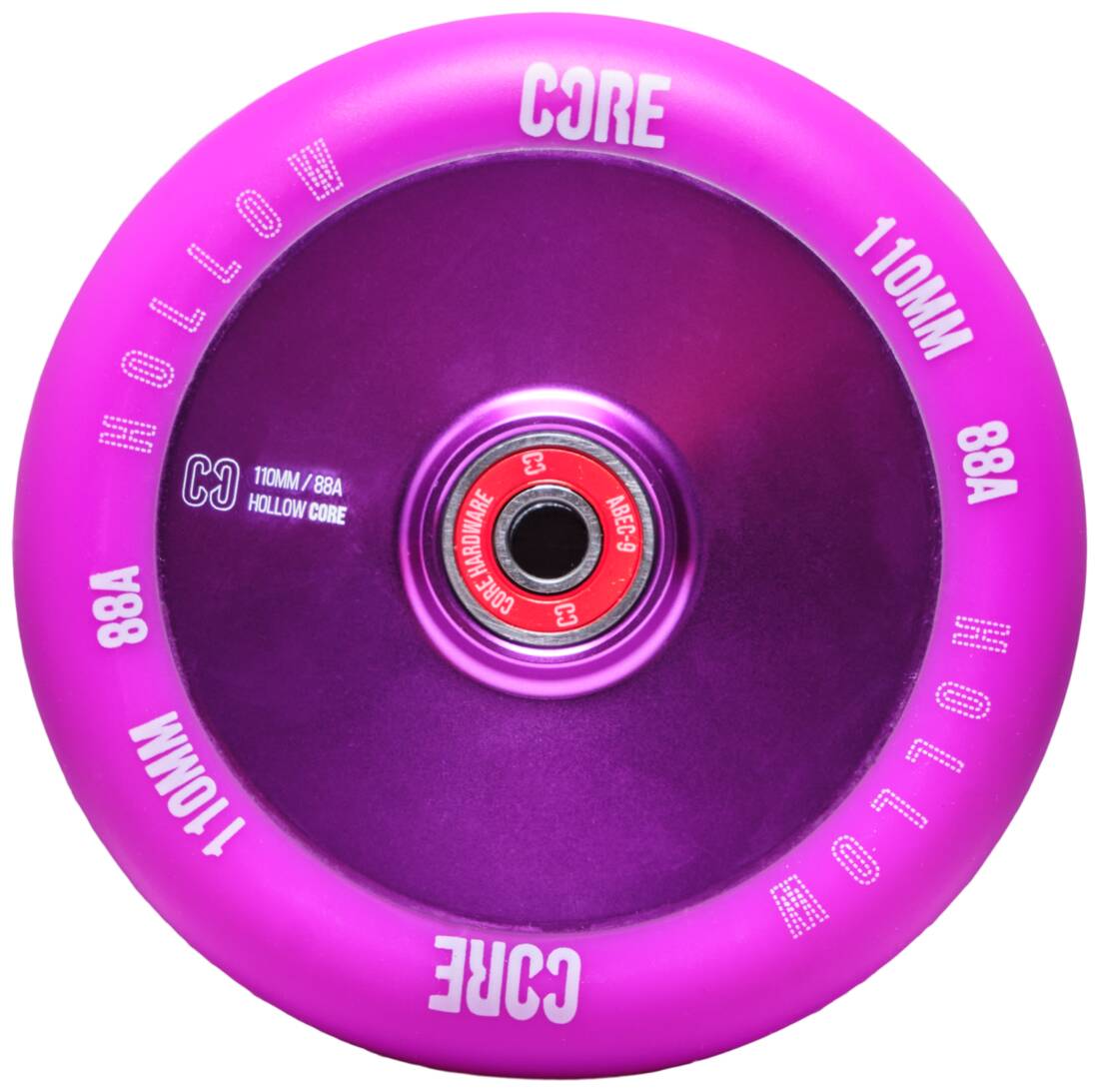 CORE Hollowcore V2 Sparkcykel Hjul -  Färg: Lila