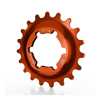 SD-X Sniper Evo Alloy Cog Orange - 18 T