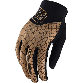  TLD WOMENS ACE 2.0 GLOVE SNAKE BLACK/GOLD