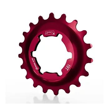 SD-X Sniper Evo Alloy Cog Red - 19 T