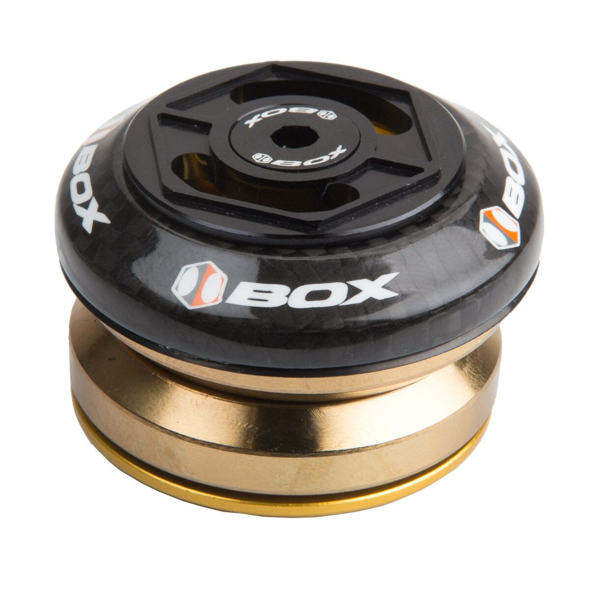 BOX ONE CARBON 45X45 1 1/8-INCH INTEGRATED HEADSET BLACK