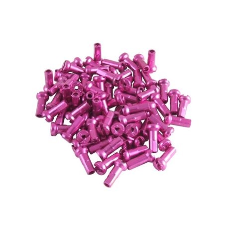 UNIVERSAL ALLOY SPOKE NIPPLE 14G 16MM PINK