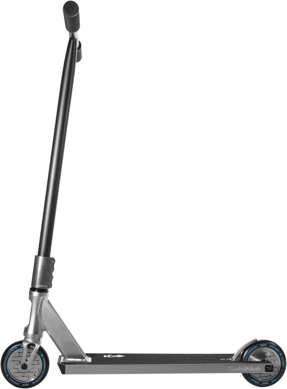 North Switchblade 2021 Trick Sparkcykel -  Färg: Silver & Matte Black - 2