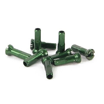 UNIVERSAL BRASS SPOKE NIPPLE 14G 16MM GREEN
