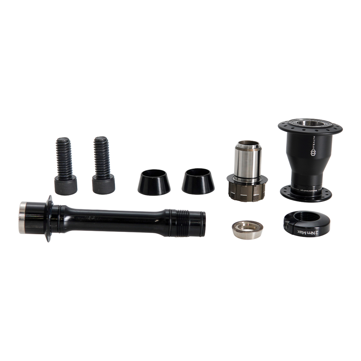 Box One Stealth Expert 10mm Rear Hub 28h Black - 2