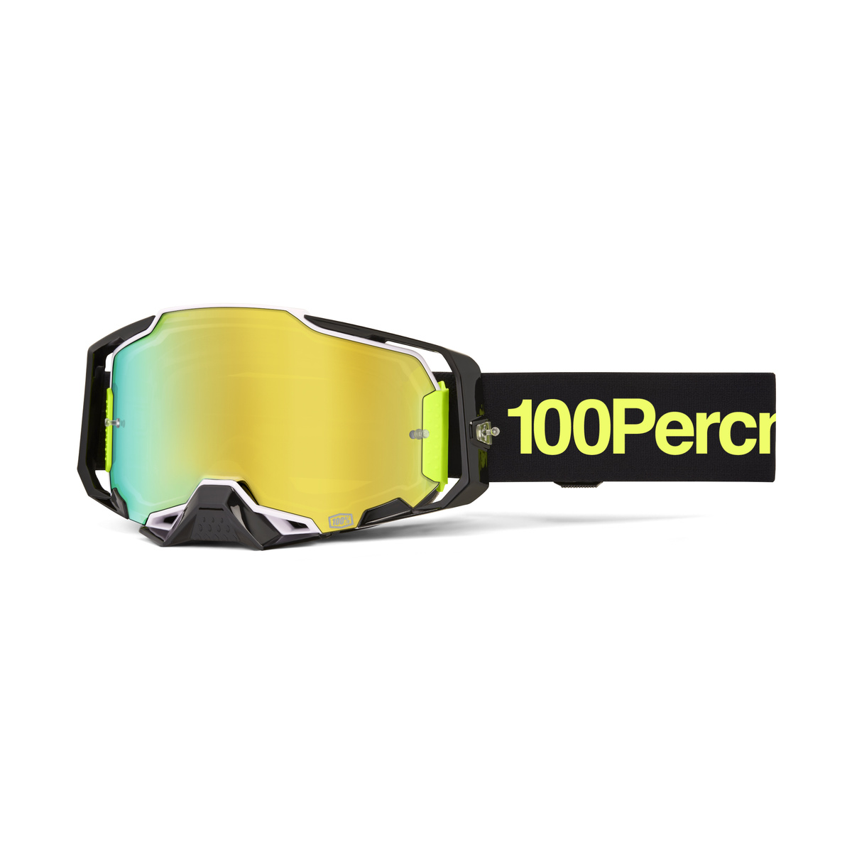 100%, ARMEGA Glasögon Orban - Mirror Gold Lens, VUXEN