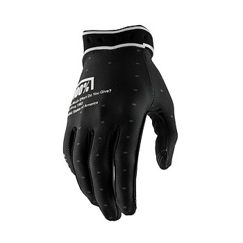 100%, RIDEFIT Handskar Black, VUXEN, M, SVART