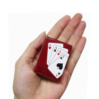 Kortlek i miniformat