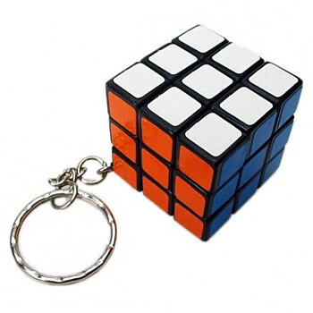Rubiks kub med nyckelring