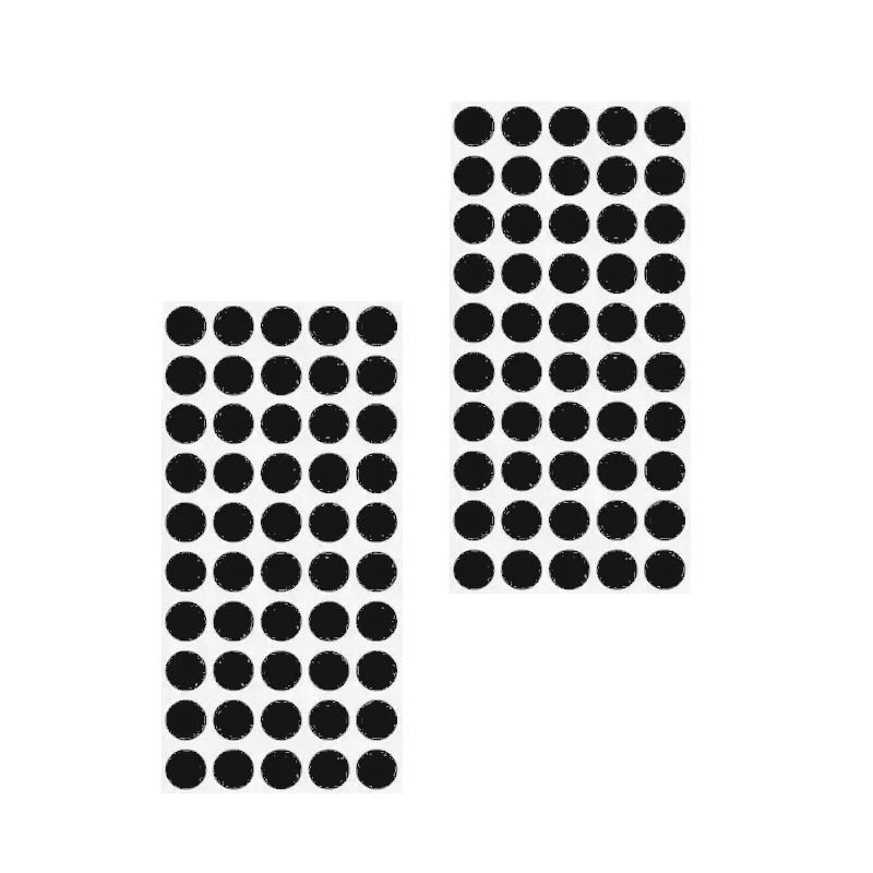 Runda färgmärkningsetiketter - 7