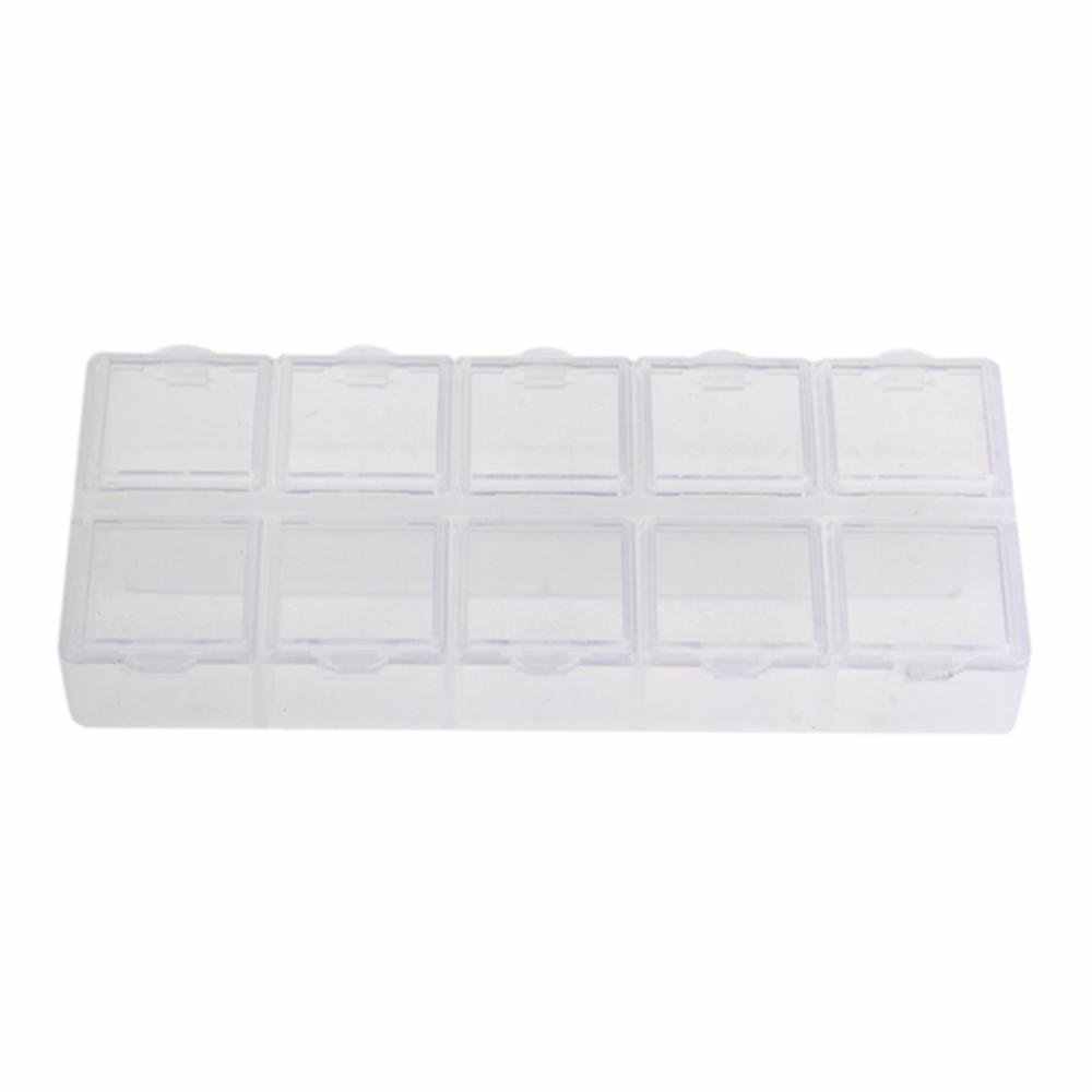 Minimal pillerask med 10 fack