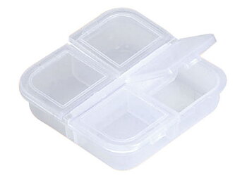 Pillerask, mini, 4 fack