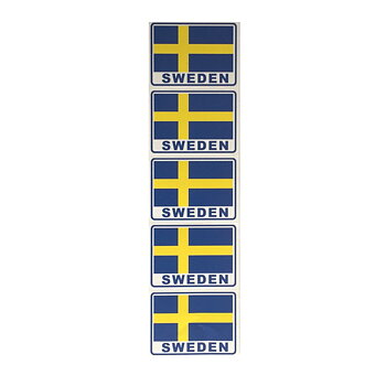 Dekal - svensk flagga - liten