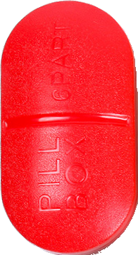Pillerdosa, oval, 6 fack - 5
