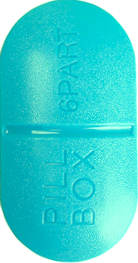 Pillerdosa, oval, 6 fack - 10