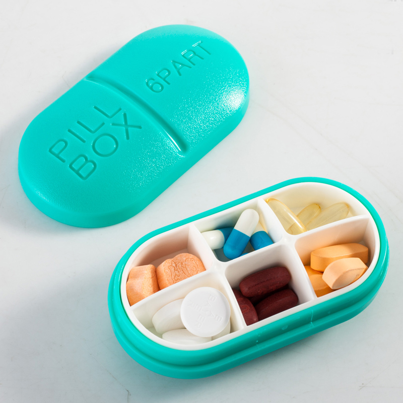 Pillerdosa, oval, 6 fack - 2